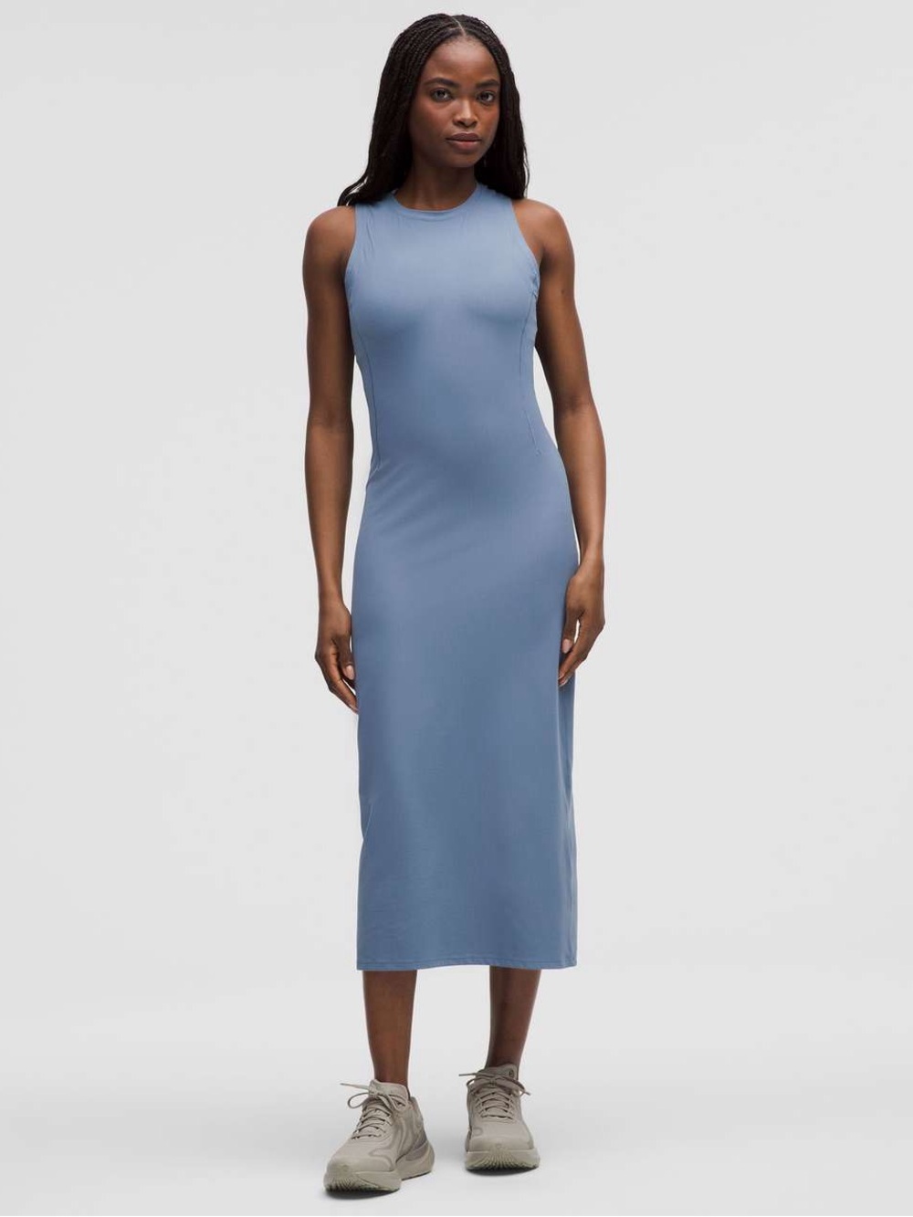 Lululemon All Aligned Ribbed Midi Dress